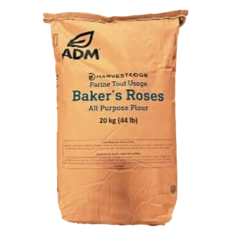 ADM Baker’s Roses Enriched Bleached Flour – 44 LB Bulk Bag