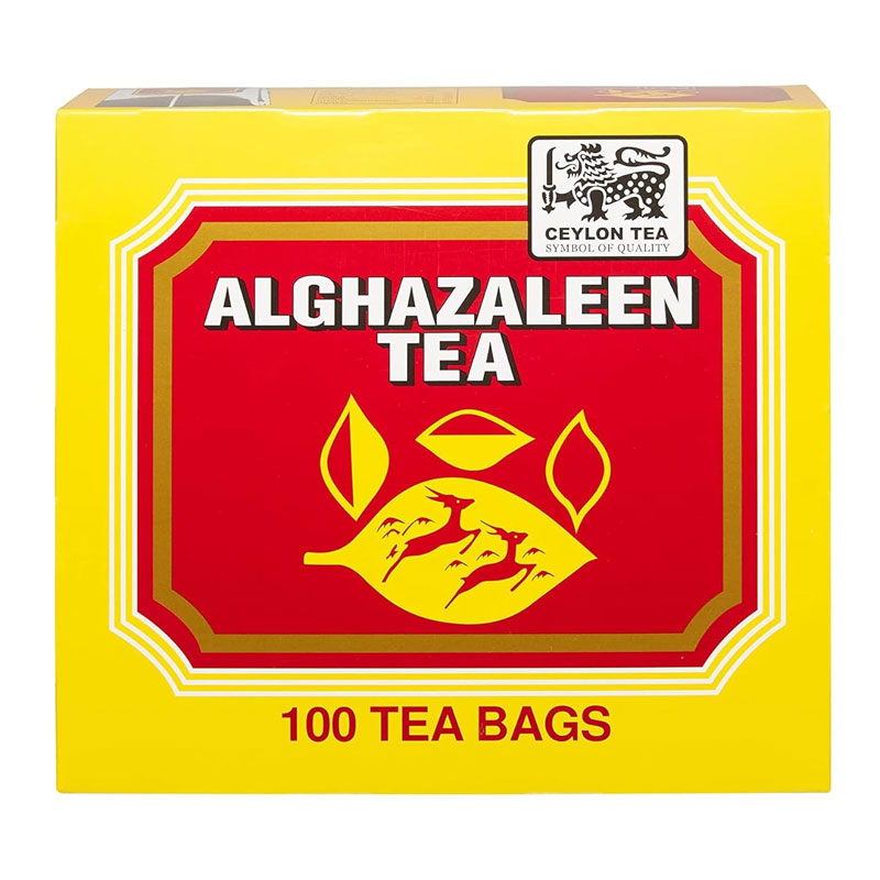 Alghazaleen Pure Ceylon Black Tea Bags 100 x 2g Tea Bags in Box