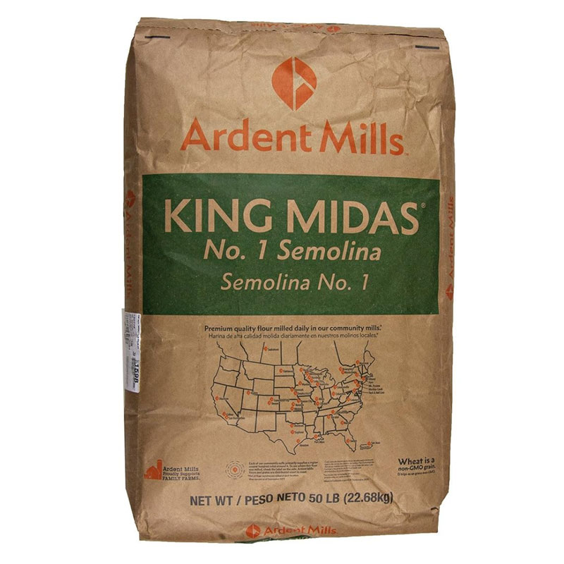 Ardent Mills King Midas Semolina Flour 50 Lbs