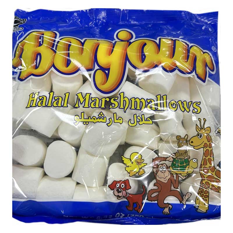 Bonjour Halal Marshmallows 8.82oz (250g) - Pack of 3
