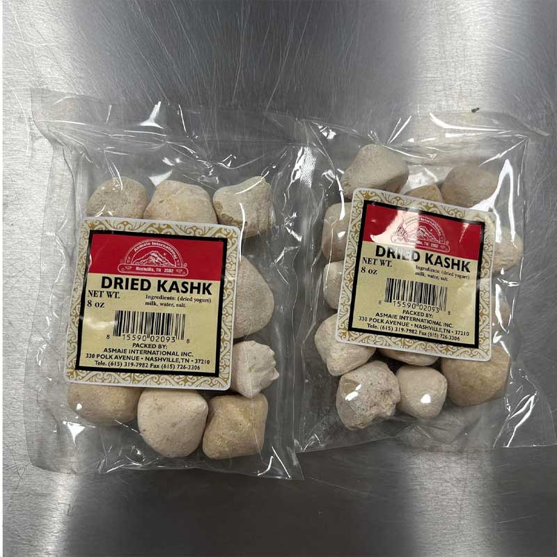 Dried Kashk – 8oz (Pack of 2) – Traditional Persian Dairy Condiment – Authentic Middle Eastern Flavor for Ash Reshteh, Kashk Bademjan, Soups & Stews