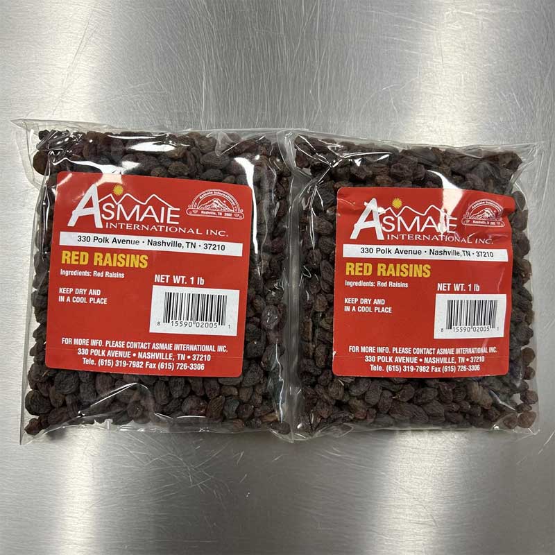 Red Raisins – Naturally Sweet Dried Fruit – 1 LB (Pack of 2) – No Added Sugar, Non-GMO, Great for Baking, Snacking & Cooking