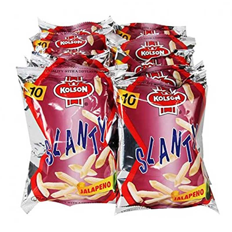 Slanty 60g x 10 Packs (Jalapeno)