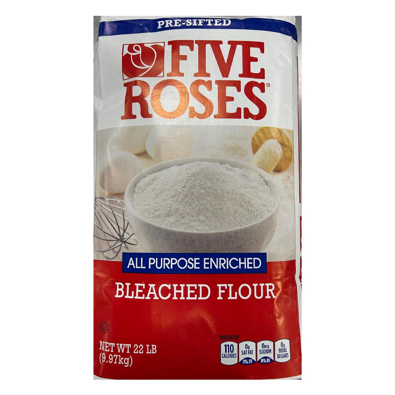 Five Roses All-Purpose Flour – 22 lb (10 kg)